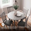 image:imageSignature Design by Ashley Dining Drop Leaf Table 42Inch Round BrownGrey