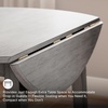 image:imageSignature Design by Ashley Dining Drop Leaf Table 42Inch Round BrownGrey