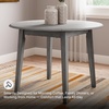 image:imageSignature Design by Ashley Dining Drop Leaf Table 42Inch Round BrownGrey