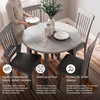 image:imageSignature Design by Ashley Dining Drop Leaf Table 42Inch Round BrownGrey