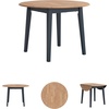 image:imageSignature Design by Ashley Dining Drop Leaf Table 42Inch Round BrownLight Brown  Blue