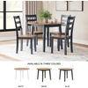 image:imageSignature Design by Ashley Dining Drop Leaf Table 42Inch Round BrownLight Brown  Blue