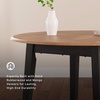 image:imageSignature Design by Ashley Dining Drop Leaf Table 42Inch Round BrownLight Brown  Dark Brown