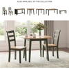 image:imageSignature Design by Ashley Dining Drop Leaf Table 42Inch Round BrownLight Brown  Green