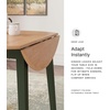 image:imageSignature Design by Ashley Dining Drop Leaf Table 42Inch Round BrownLight Brown  Green