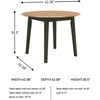 image:imageSignature Design by Ashley Dining Drop Leaf Table 42Inch Round BrownLight Brown  Green