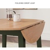 image:imageSignature Design by Ashley Dining Drop Leaf Table 42Inch Round BrownLight Brown  Green