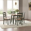 image:imageSignature Design by Ashley Dining Drop Leaf Table 42Inch Round BrownLight Brown  Green