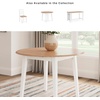 image:imageSignature Design by Ashley Dining Drop Leaf Table 42Inch Round BrownLight Brown  White