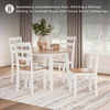 image:imageSignature Design by Ashley Dining Drop Leaf Table 42Inch Round BrownLight Brown  White