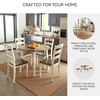 image:imageSignature Design by Ashley Dining Drop Leaf Table 42Inch Round BrownTwotone White