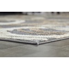 image:imageSignature Design by Ashley Faelyn Contemporary Circle High Pile 710 x 910 Area Rug Gray Brown amp Beige5W x 73D