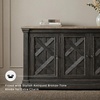 image:imageSignature Design by Ashley Farmhouse Sideboard Buffet Cabinet BlackGray