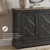 image:imageSignature Design by Ashley Farmhouse Sideboard Buffet Cabinet BlackGray