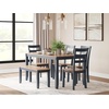 image:imageSignature Design by Ashley Gesthaven 6Piece Dining Table Set BlueBlue