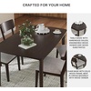 image:imageSignature Design by Ashley Gesthaven 6Piece Dining Table Set BlueDark Brown  Gray