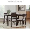 image:imageSignature Design by Ashley Gesthaven 6Piece Dining Table Set BlueDark Brown  Gray