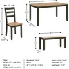 image:imageSignature Design by Ashley Gesthaven 6Piece Dining Table Set BlueGreen