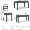 image:imageSignature Design by Ashley Gesthaven 6Piece Dining Table Set BlueGrey