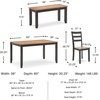 image:imageSignature Design by Ashley Gesthaven 6Piece Dining Table Set with BenchBrown