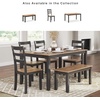 image:imageSignature Design by Ashley Gesthaven 6Piece Dining Table Set with BenchBrown