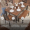 image:imageSignature Design by Ashley Gesthaven 6Piece Dining Table Set with BenchBrown