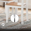image:imageSignature Design by Ashley Gesthaven 6Piece Dining Table Set with BenchWhite