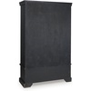 image:imageSignature Design by Ashley Glass Curio Cabinet Farmhouse Black amp Brown