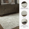 image:imageSignature Design by Ashley Hand Tufted Geometric Wool Area Rug 5x7 Ivory