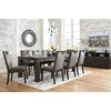 image:imageSignature Design by Ashley Hyndell 6013 Contemporary Dining Room Buffet Cabinet or Server Dark Brown
