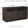 image:imageSignature Design by Ashley Hyndell 6013 Contemporary Dining Room Buffet Cabinet or Server Dark Brown