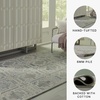 image:imageSignature Design by Ashley Jossland Casual Indoor Geometric Handmade 5 x 7 Rug Green amp Beige51 x 7 Rectangular
