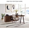 image:imageSignature Design by Ashley Kallari Casual Credenza with AntiTipping and Adjustable Shelf Dark Brown amp Black