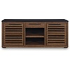 image:imageSignature Design by Ashley Kallari Casual Credenza with AntiTipping and Adjustable Shelf Dark Brown amp Black