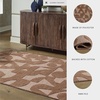 image:imageSignature Design by Ashley Perrenton Modern 8 x 10 Area Rug Reddish Brown51 x 72 Rectangular