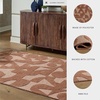 image:imageSignature Design by Ashley Perrenton Modern 8 x 10 Area Rug Reddish Brown78 x 910 Rectangular