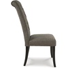 image:imageSignature Design by Ashley Pharwynn Faux Leather Upholstered Dining Chairs Set of 4 Cushioned Seat Sturdy Metal Frame Contemporary Kitchen Seating Toast BrownGraphite