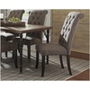 image:imageSignature Design by Ashley Pharwynn Faux Leather Upholstered Dining Chairs Set of 4 Cushioned Seat Sturdy Metal Frame Contemporary Kitchen Seating Toast BrownGraphite