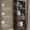 image:imageSignature Design by Ashley Tyler Creek Storage Display Cabinet BlackGrayBlack