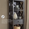 image:imageSignature Design by Ashley Tyler Creek Storage Display Cabinet BlackGrayBlack