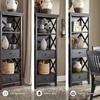 image:imageSignature Design by Ashley Tyler Creek Storage Display Cabinet BlackGrayBlack