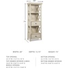image:imageSignature Design by Ashley Tyler Creek Storage Display Cabinet BlackGrayWhitewash