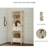image:imageSignature Design by Ashley Tyler Creek Storage Display Cabinet BlackGrayWhitewash