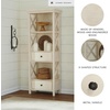 image:imageSignature Design by Ashley Tyler Creek Storage Display Cabinet BlackGrayWhitewash