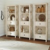 image:imageSignature Design by Ashley Tyler Creek Storage Display Cabinet BlackGrayWhitewash