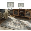 image:imageSignature Design by Ashley Wallney Floral Faux Fur Memory Foam Rug 5x75 x 611 Rectangular