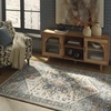 image:imageSignature Design by Ashley Wallney Floral Faux Fur Memory Foam Rug 5x75 x 611 Rectangular