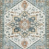 image:imageSignature Design by Ashley Wallney Floral Faux Fur Memory Foam Rug 5x777 x 96 Rectangular
