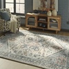 image:imageSignature Design by Ashley Wallney Floral Faux Fur Memory Foam Rug 5x777 x 96 Rectangular