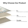 image:imageSignature Design by Ashley Wallney Floral Faux Fur Memory Foam Rug 5x777 x 96 Rectangular